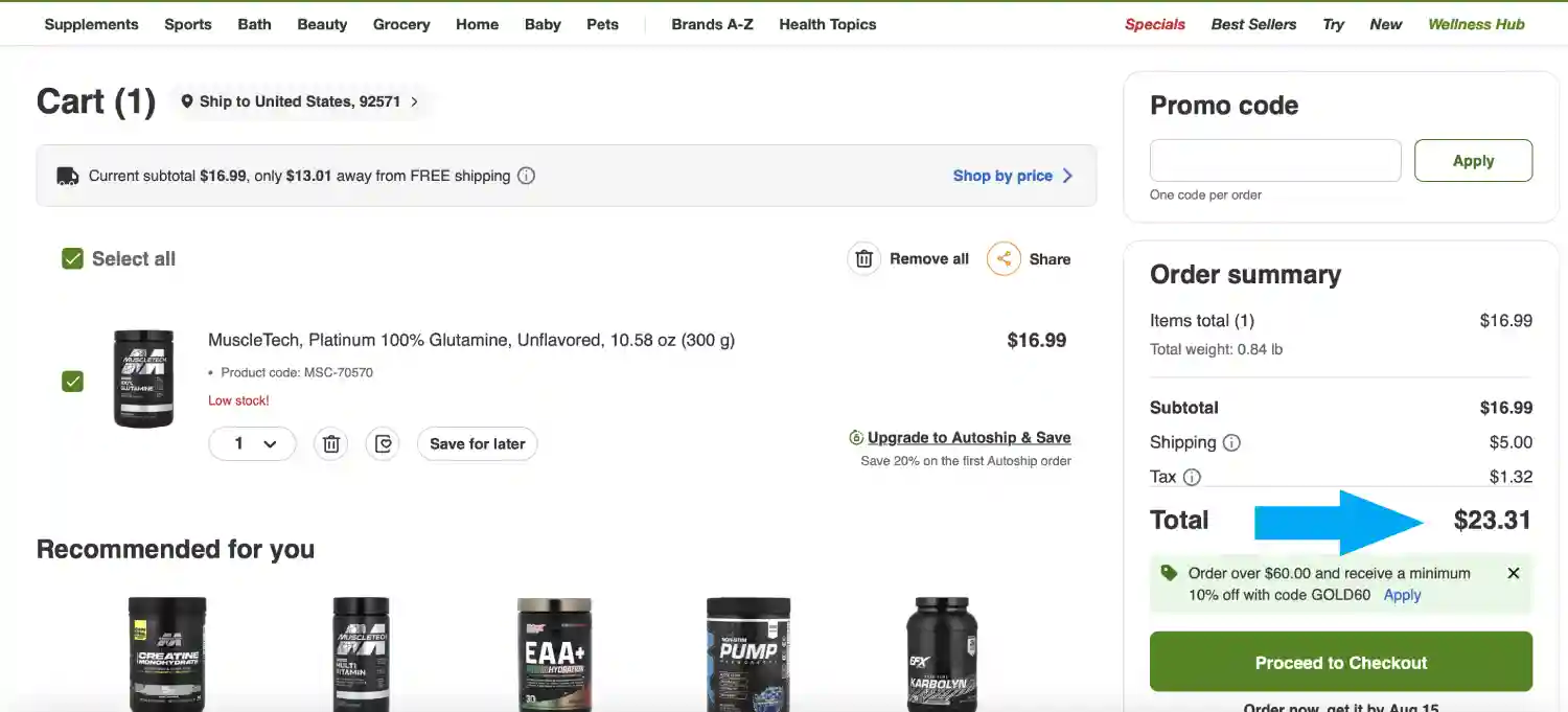 سفارش با قیمت نهایی در ایالات متحده